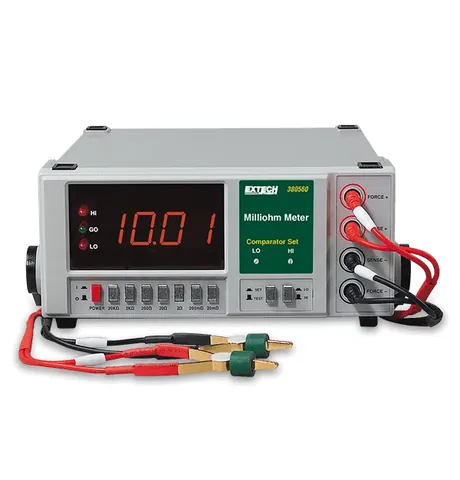 Extech 380560 & 380562 High Resolution Precision Milliohm Meters