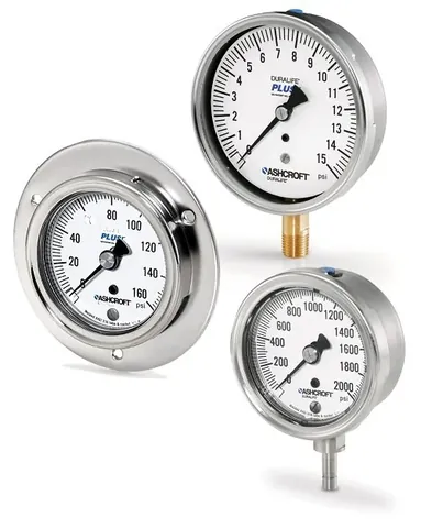 Ashcroft 1009DW Analog Pressure Gauges