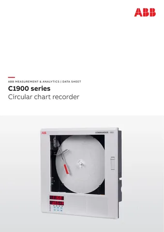 ABB C1900R Circular Chart Recorder