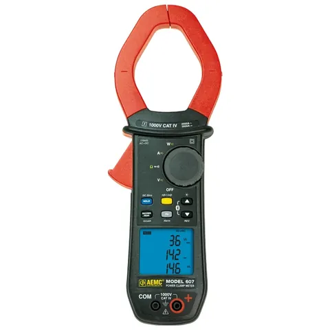 AEMC Model 607 TRMS Power Clamp-On Meter