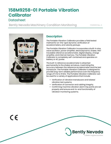 Bently Nevada / TMS Model 9100D Portable Vibration Calibrator