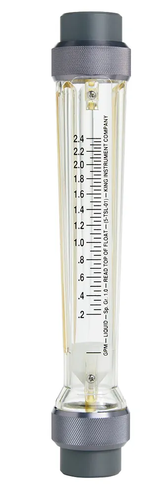 King Instrument 7330 Series Polysulfone Tube Rotameter