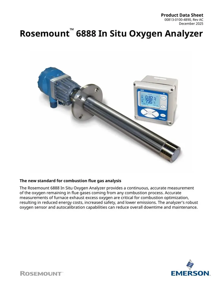 Rosemount 6888 Xi Electronics