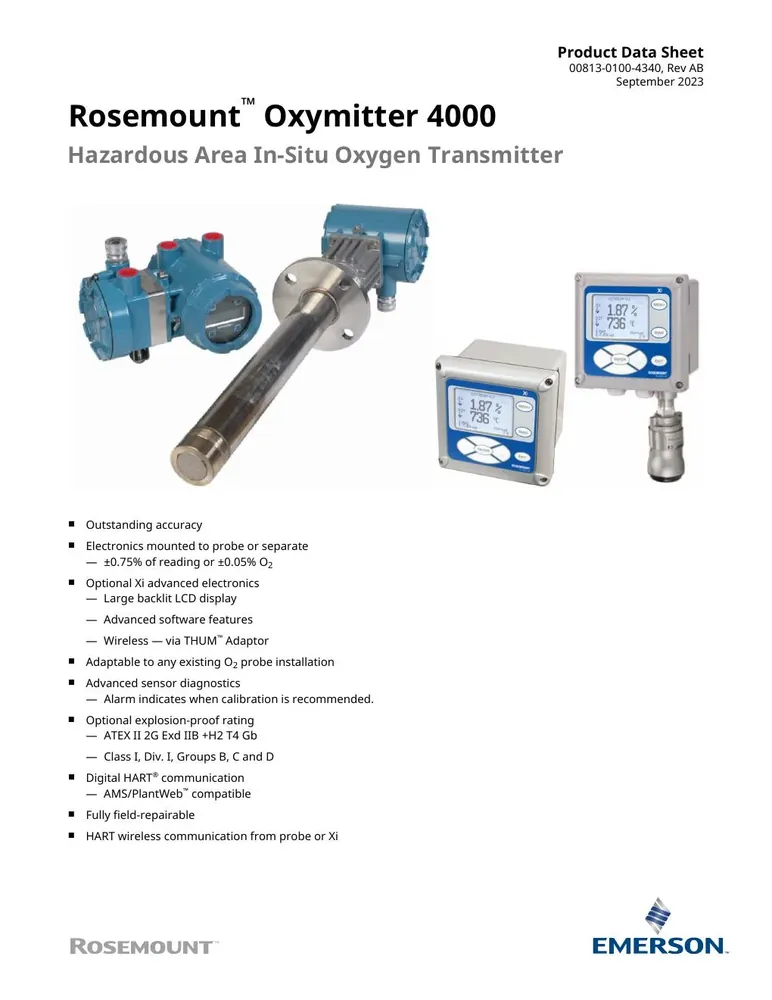 Rosemount Xi Advanced Electronics
