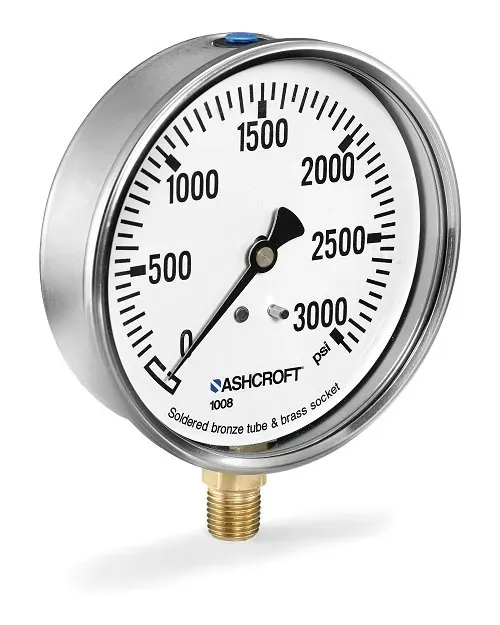 Ashcroft 1008A Analog Pressure Gauges
