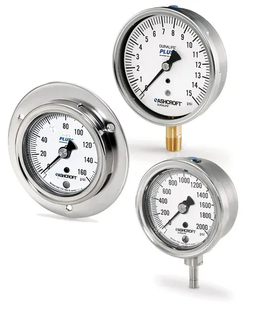 Ashcroft 1009DW Analog Pressure Gauges