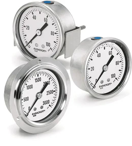 Ashcroft 1008D Analog Pressure Gauges