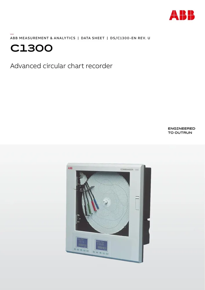 ABB C1300 Advanced Circular Chart Recorder