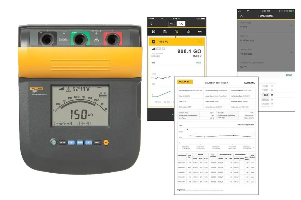 Fluke 1555 Insulation Resistance Tester