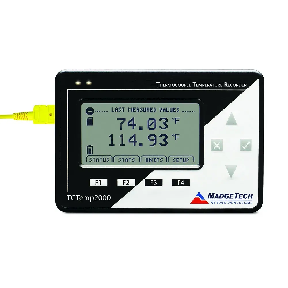 MadgeTech TCTemp2000 Thermocouple Temperature Data Logger
