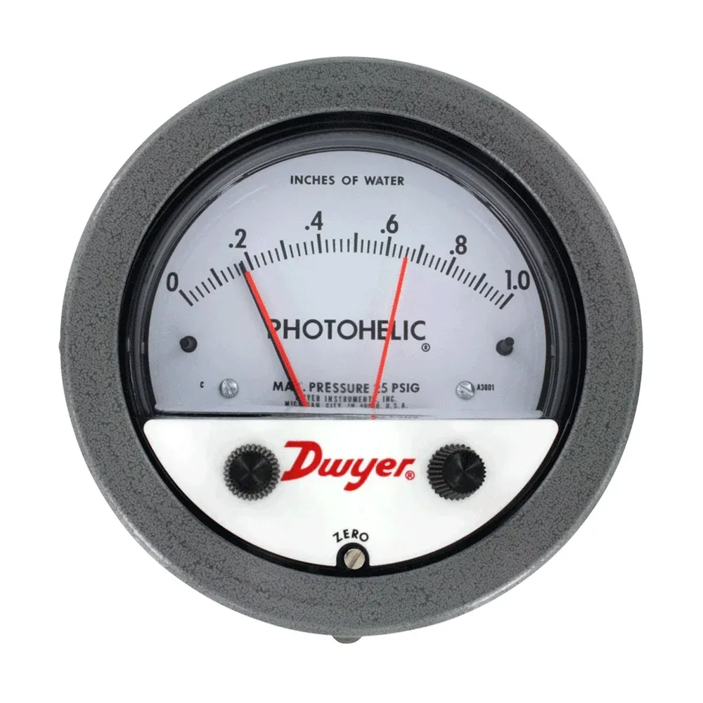 Dwyer A3000 Photohelic Pressure Switch/Gage