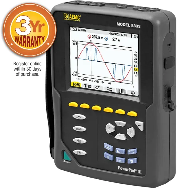AEMC PowerPad III Model 8333