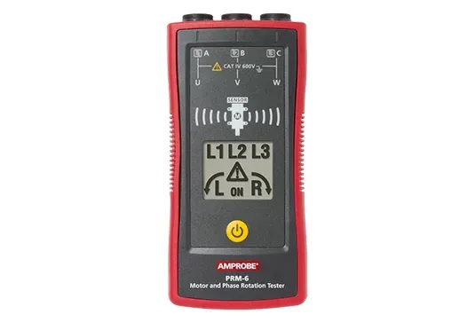 Amprobe PRM-6 Phase Sequence and Motor Rotation Tester