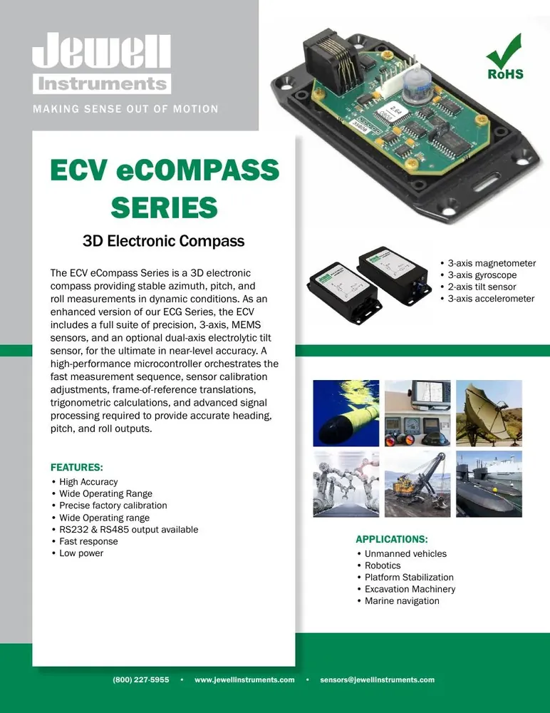 Jewell Instruments ECV Series eCompass