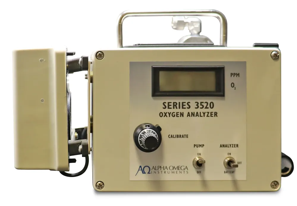 Alpha Omega Instruments Series 3520 Portable Trace Oxygen Analyzer