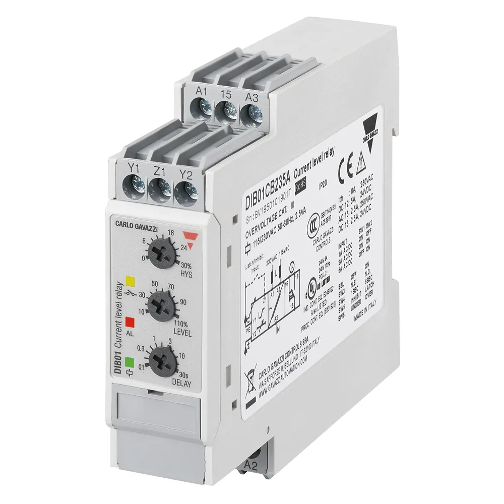Carlo Gavazzi DIB01 / PIB01 Monitoring Relay